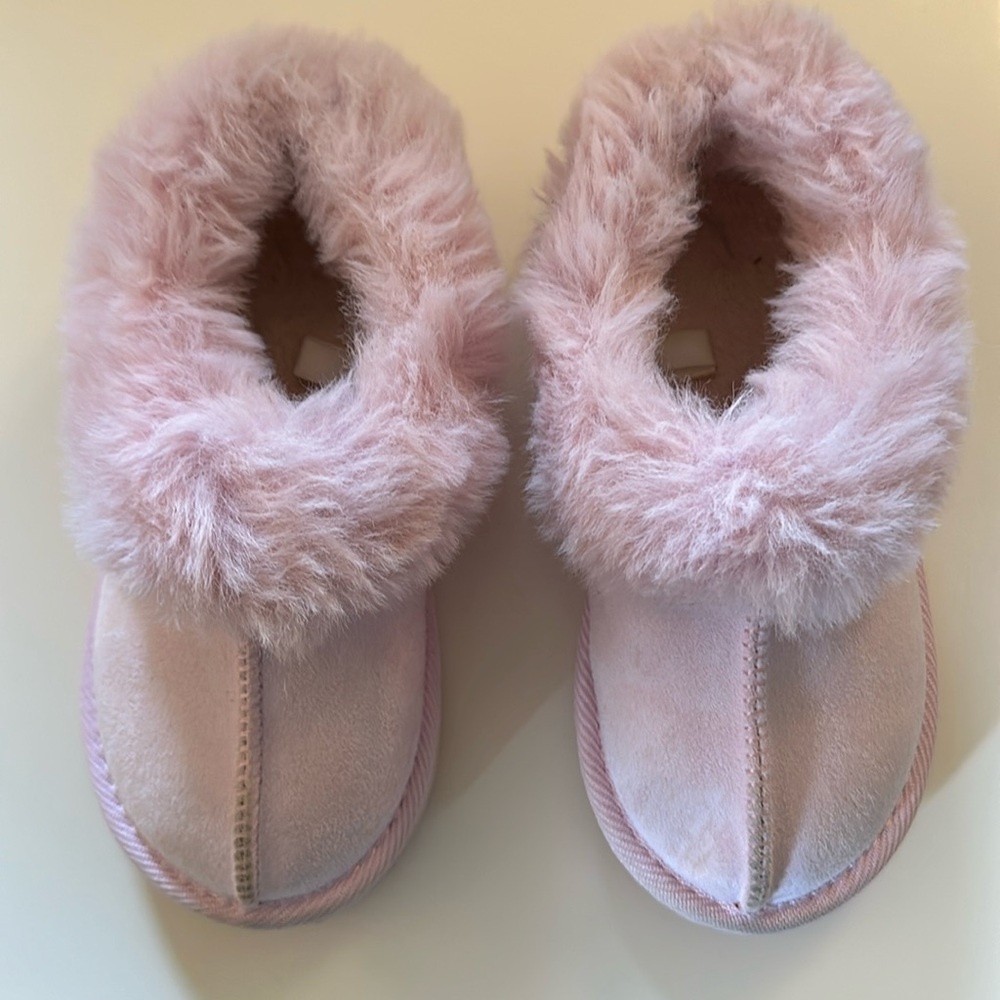 Pink Fuzzy Slippers